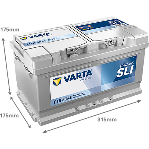 ACUMULATOR VARTA DYNAMIC SLI 85Ah 800 A (315x175x175) F18