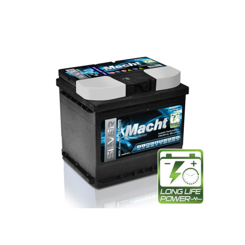 ACUMULATOR MACHT SILVER POWER 12V 50 Ah (510 A  207x175x175)