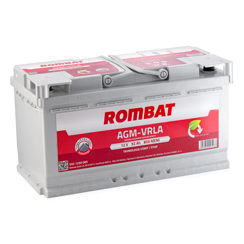 ACUMULATOR ROMBAT AGM VRLA 12V 92 AH 850A
