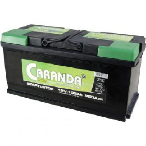 BATERIE AUTO CARANDA START STOP AGM 12V 105AH 950A