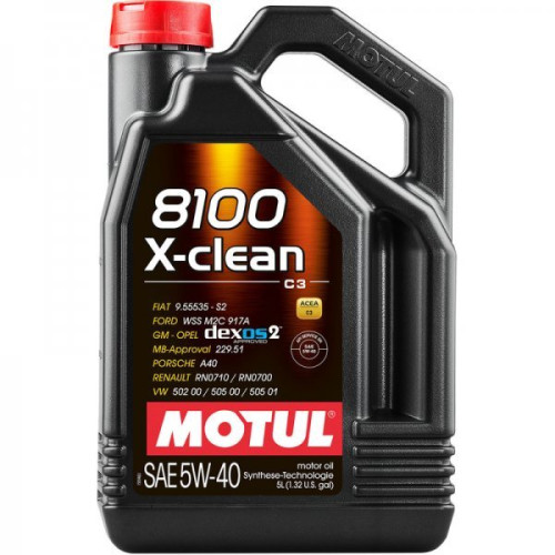 ULEI MOTOR MOTUL 8100 X-CLEAN 5W40 C3 5L
