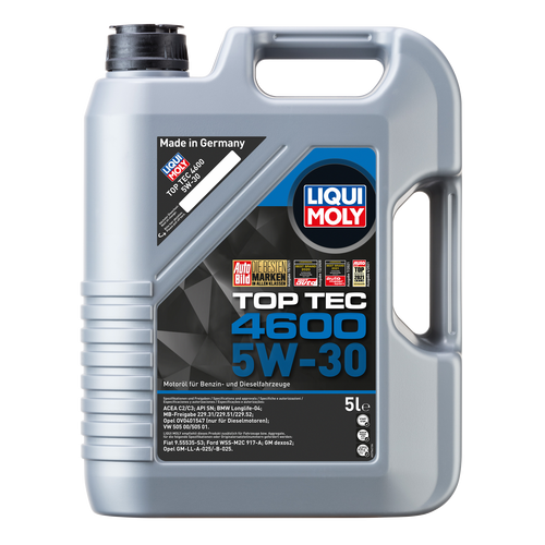 ULEI MOTOR LIQUI MOLY TOP TEC 4600 5W30 API SM/CF OPEL DEXOS2 5L