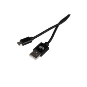CABLU DE DATE PREMIUM MICRO USB NEGRU 1M