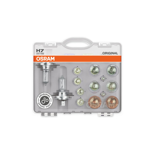SET BECURI AUTO DE REZERVA CAMION 24V H7 OSRAM