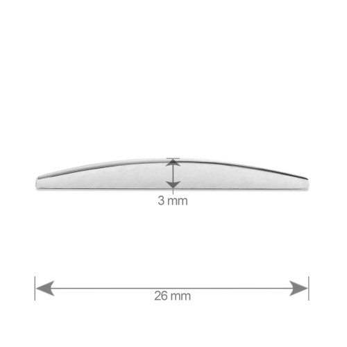 ORNAMENT AUTO 3D. LITERA L. 26 MM. CROMAT