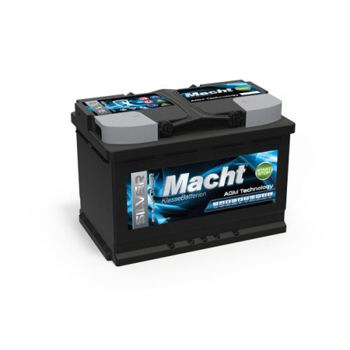 ACUMULATOR MACHT SILVER AGM 70 Ah (760 A  278X175X190).
