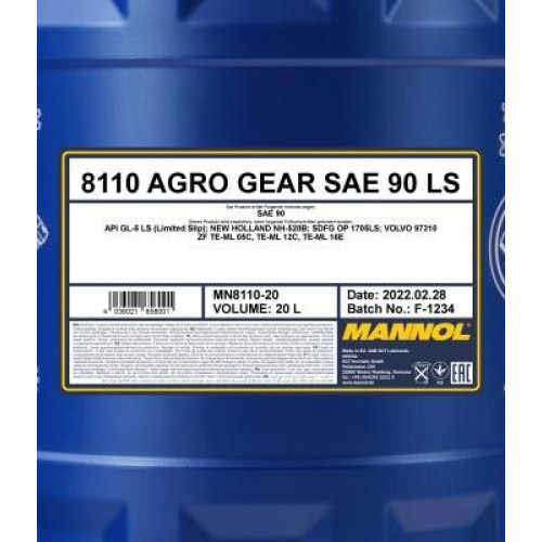 8110 Agro Gear 90 LS- 20L