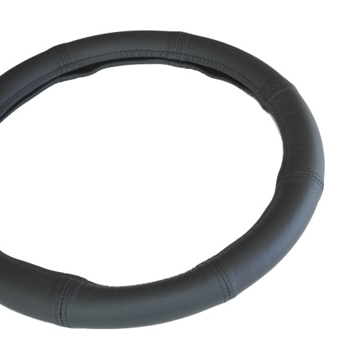 HUSA VOLAN PIELE NATURALA NEGRU 35-37 CM