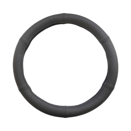 HUSA VOLAN PIELE NATURALA PERFORATA NEGRU 42-44 CM