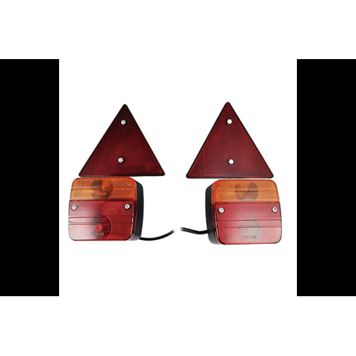 KIT MAGNETIC LAMPI REMORCA CU CABLU LUNG DE 7M. CABLU INTRE LAMP JBM