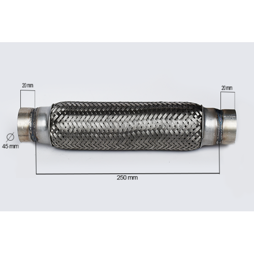 RACORD FLEXIBIL OUTER BRAID (A) 45X250 MM