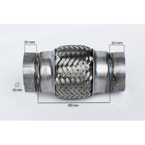RACORD FLEXIBIL OUTER BRAID (A) 55X100 MM