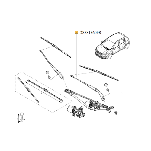 BRAT STERGATOR STG FATA LOGAN II/MCV II/SANDERO II