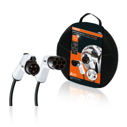 CABLU INCARCARE MASINA ELECTRICA BATTERYcharge 5PIN 1PHASE 32A 7.2kW Type 2 to Type 1 OSRAM