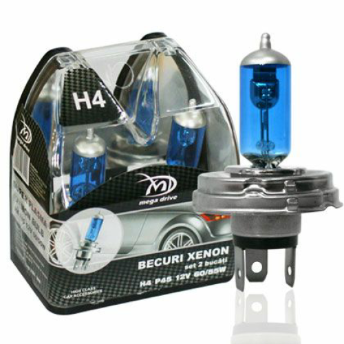 SET 2 BECURI H4 P43 12V 60/55W XENON