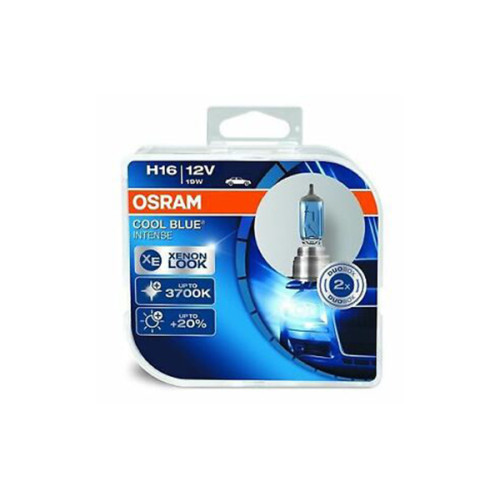 SET 2 BECURI 12V H16 19 W COOL BLUE INTENSE OSRAM