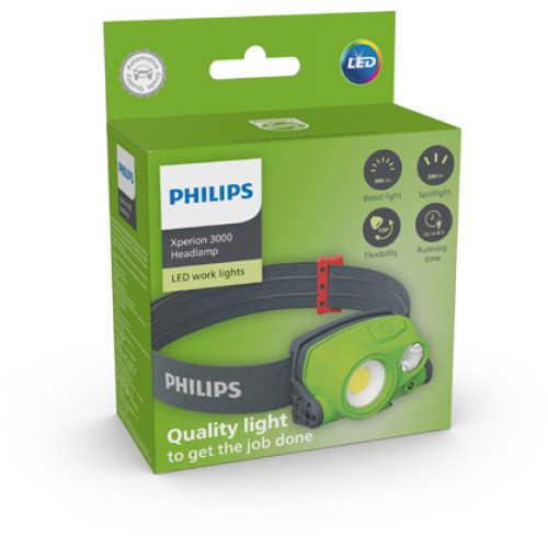 LAMPA DE CAP CU LED, CU DOUA MODURI PHILIPS XPERION 3000